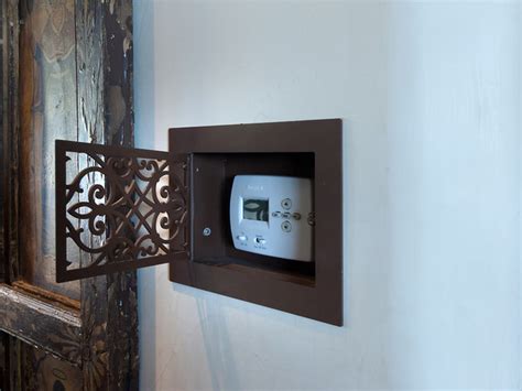 metal thermostat box|decorative thermostat cover plate.